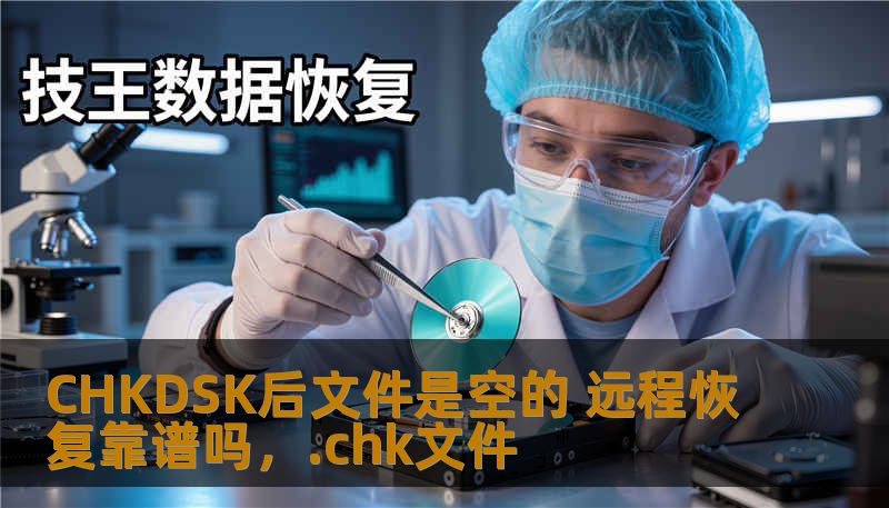 CHKDSK后文件是空的 远程恢复靠谱吗，.chk文件