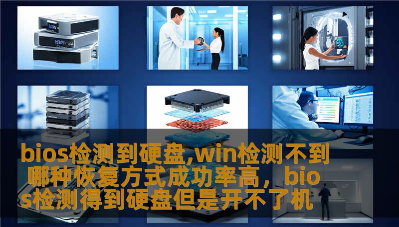bios检测到硬盘,win检测不到 哪种恢复方式成功率高，bios检测得到硬盘但是开不了机