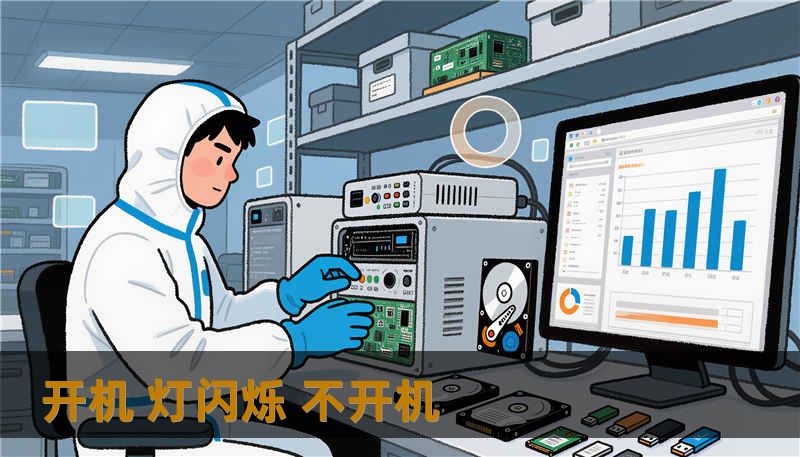 开机 灯闪烁 不开机