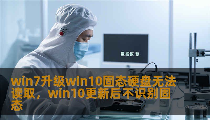 win7升级win10固态硬盘无法读取，win10更新后不识别固态