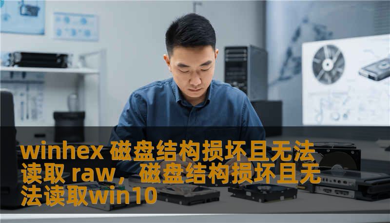 winhex 磁盘结构损坏且无法读取 raw，磁盘结构损坏且无法读取win10
