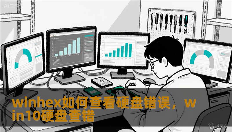 winhex如何查看硬盘错误，win10硬盘查错