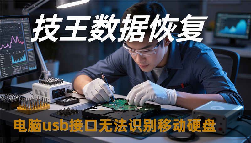 电脑usb接口无法识别移动硬盘