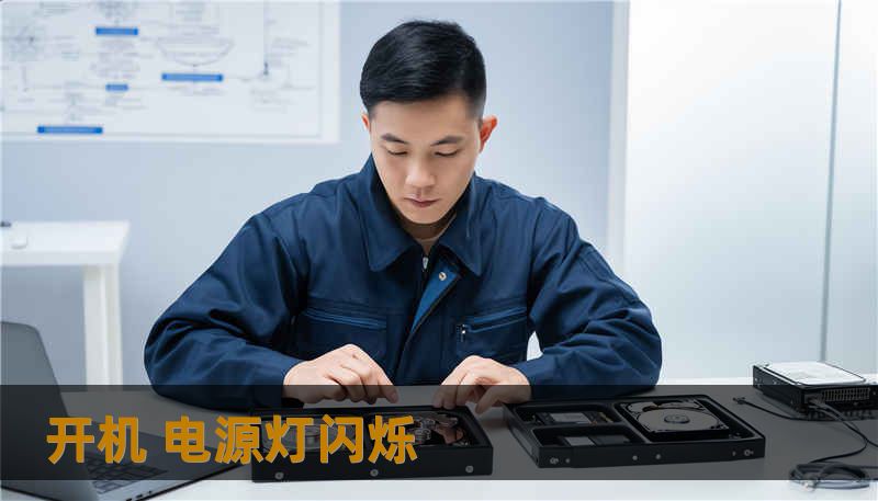 开机 电源灯闪烁