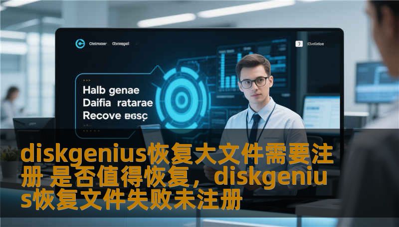 diskgenius恢复大文件需要注册 是否值得恢复，diskgenius恢复文件失败未注册