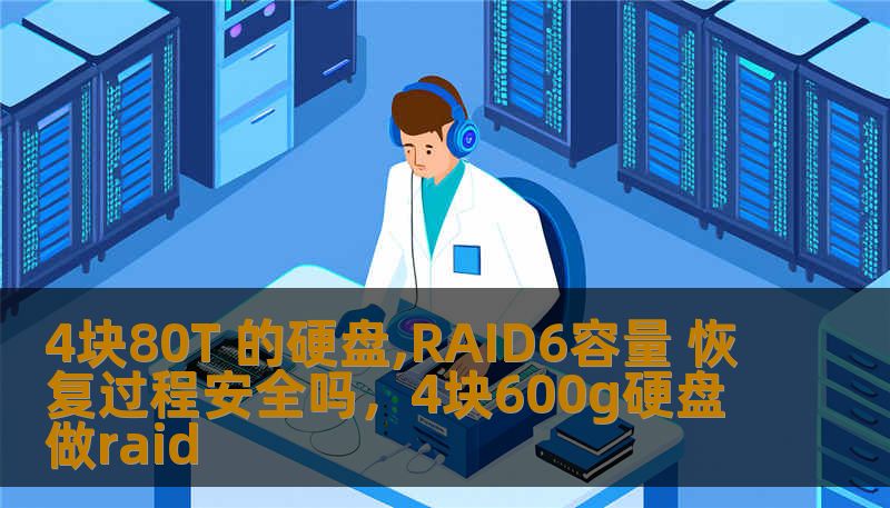4块80T 的硬盘,RAID6容量 恢复过程安全吗，4块600g硬盘做raid