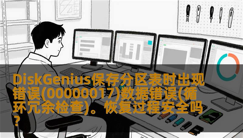 DiskGenius保存分区表时出现错误(00000017)数据错误(循环冗余检查)。恢复过程安全吗？