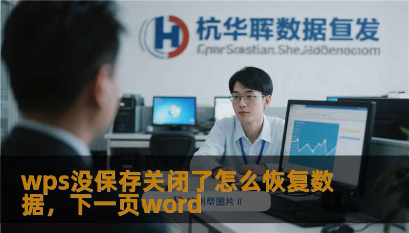 wps没保存关闭了怎么恢复数据，下一页word