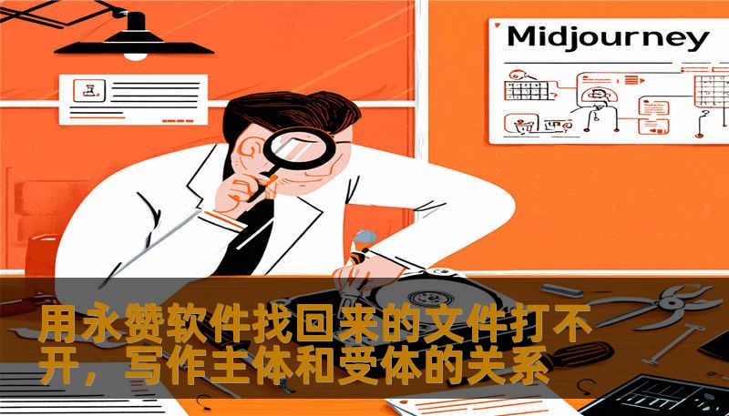 用永赞软件找回来的文件打不开，写作主体和受体的关系