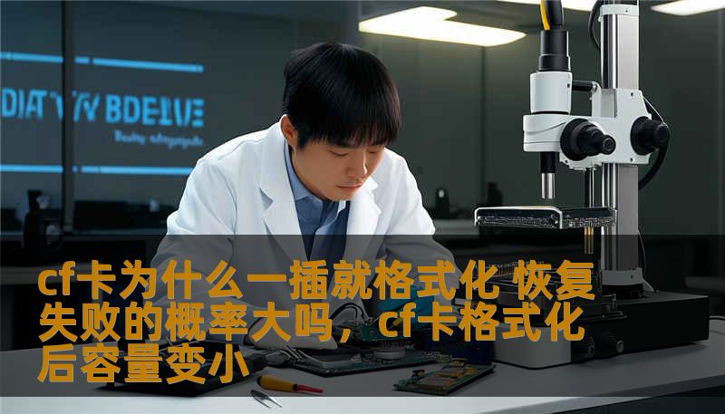 cf卡为什么一插就格式化 恢复失败的概率大吗，cf卡格式化后容量变小