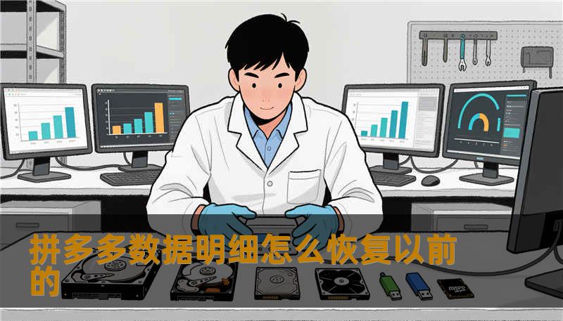 拼多多数据明细怎么恢复以前的