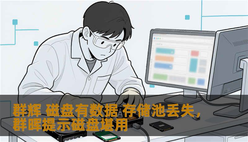 群辉 磁盘有数据 存储池丢失，群晖提示磁盘堪用