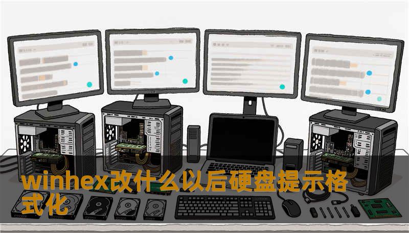 winhex改什么以后硬盘提示格式化