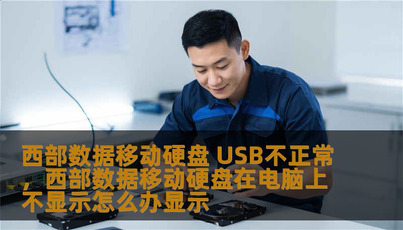 西部数据移动硬盘 USB不正常，西部数据移动硬盘在电脑上不显示怎么办显示
