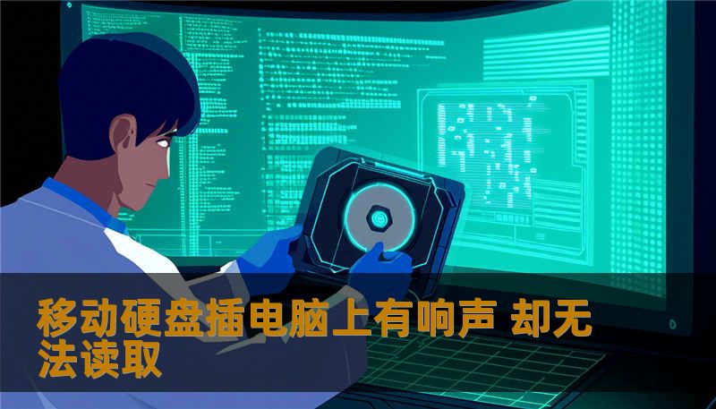 移动硬盘插电脑上有响声 却无法读取 移动硬盘插电脑上有响声 却无法读取