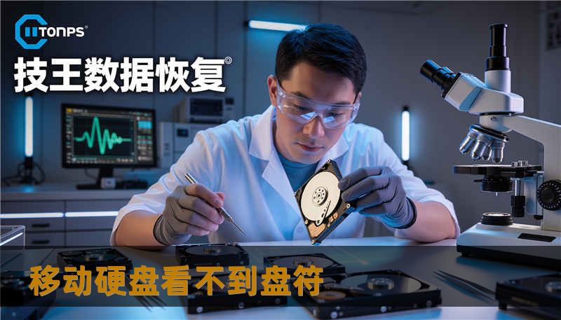 移动硬盘看不到盘符