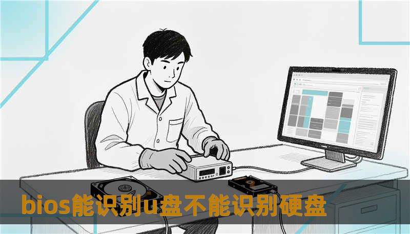 bios能识别u盘不能识别硬盘