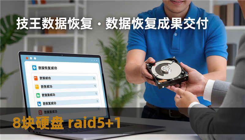 8块硬盘 raid5+1