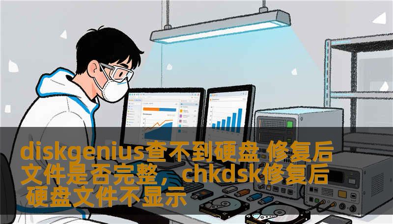 diskgenius查不到硬盘 修复后文件是否完整，chkdsk修复后 硬盘文件不显示