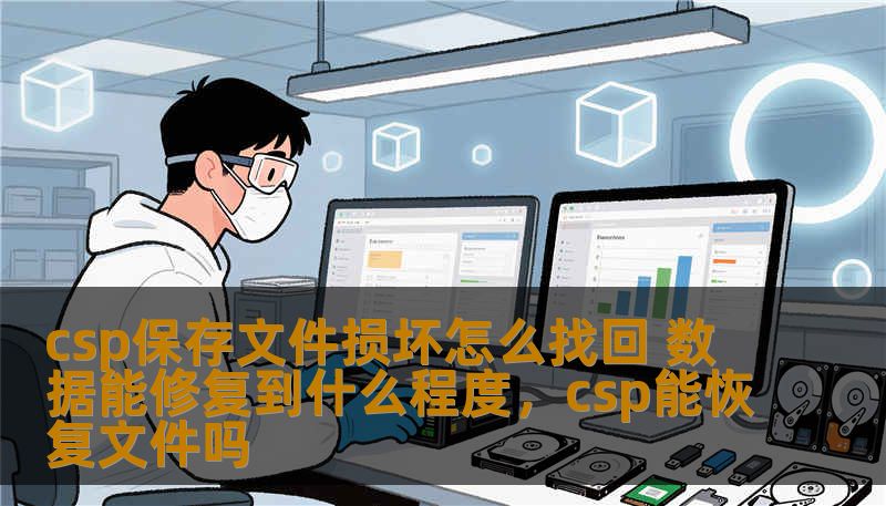 csp保存文件损坏怎么找回 数据能修复到什么程度，csp能恢复文件吗