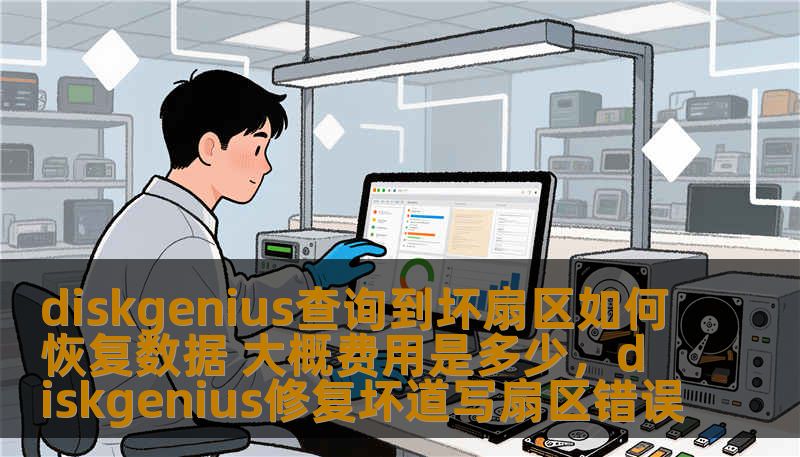 diskgenius查询到坏扇区如何恢复数据 大概费用是多少，diskgenius修复坏道写扇区错误
