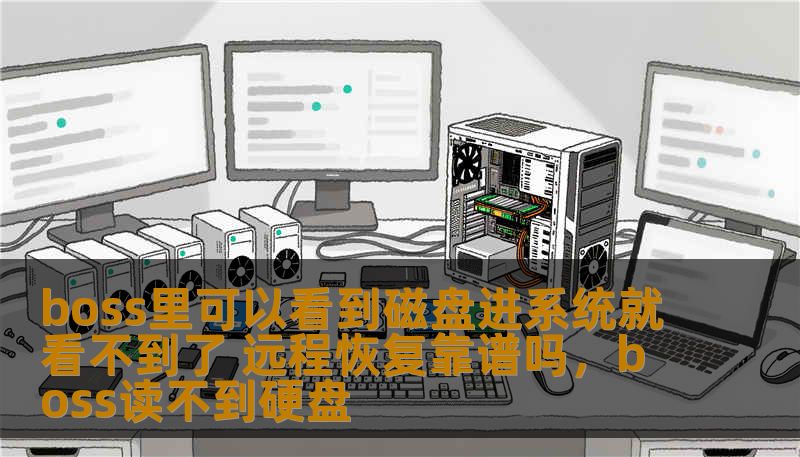 boss里可以看到磁盘进系统就看不到了 远程恢复靠谱吗，boss读不到硬盘
