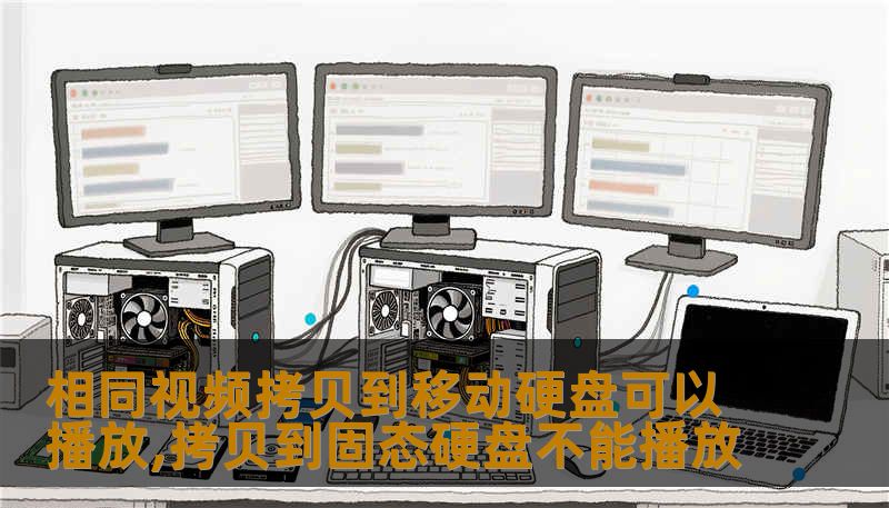 相同视频拷贝到移动硬盘可以播放,拷贝到固态硬盘不能播放 相同视频拷贝到移动硬盘可以播放,拷贝到固态硬盘不能播放