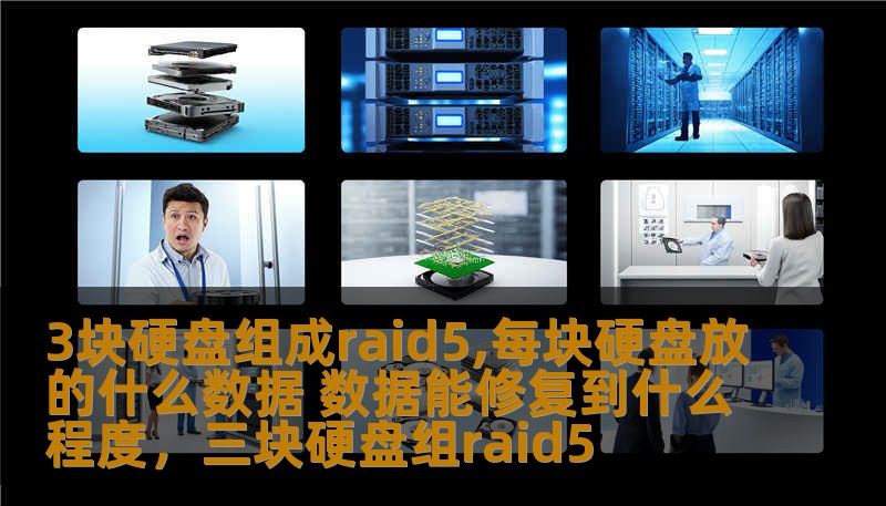 3块硬盘组成raid5,每块硬盘放的什么数据 数据能修复到什么程度，三块硬盘组raid5