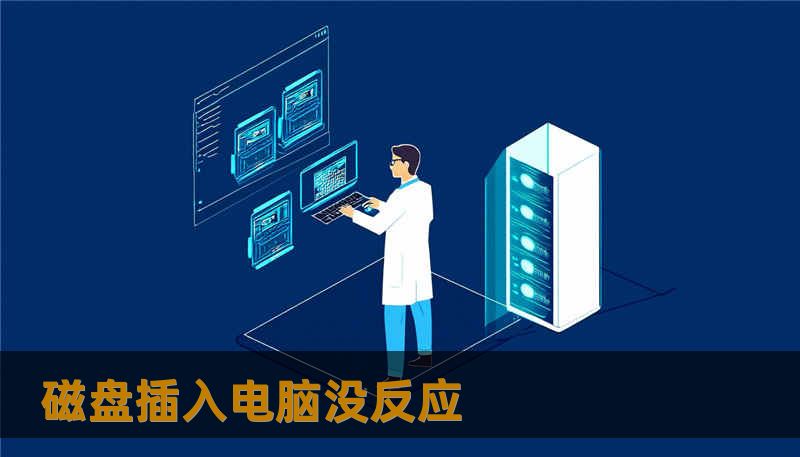 磁盘插入电脑没反应 磁盘插入电脑没反应