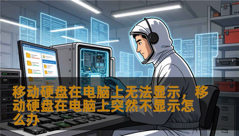 移动硬盘在电脑上无法显示,移动硬盘在电脑上突然不显示怎么办 移动硬盘在电脑上无法显示,移动硬盘在电脑上突然不显示怎么办