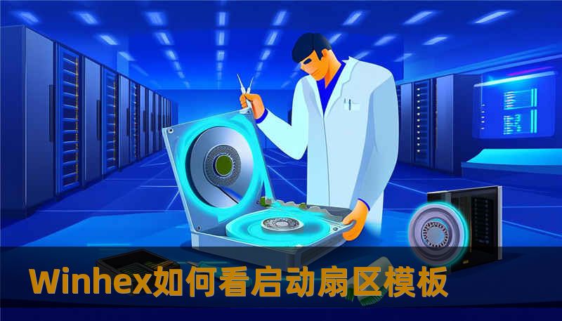 Winhex如何看启动扇区模板