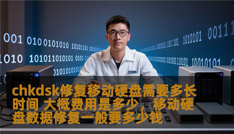chkdsk修复移动硬盘需要多长时间 大概费用是多少，移动硬盘数据修复一般要多少钱