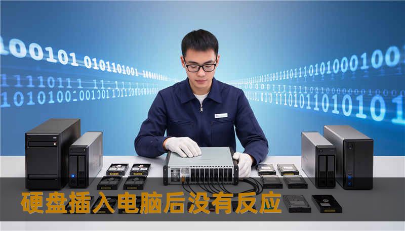 硬盘插入电脑后没有反应