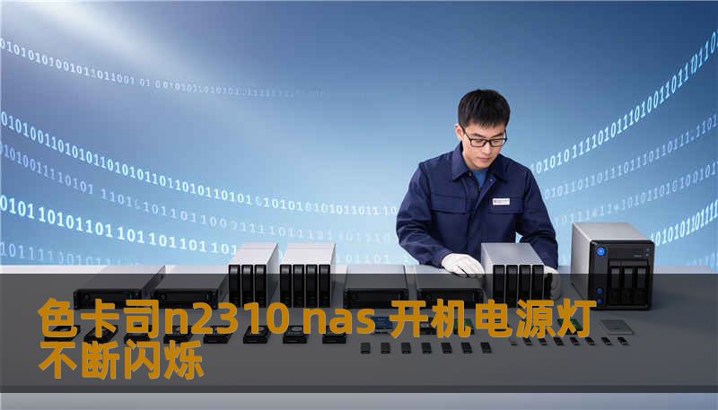 色卡司n2310 nas 开机电源灯不断闪烁