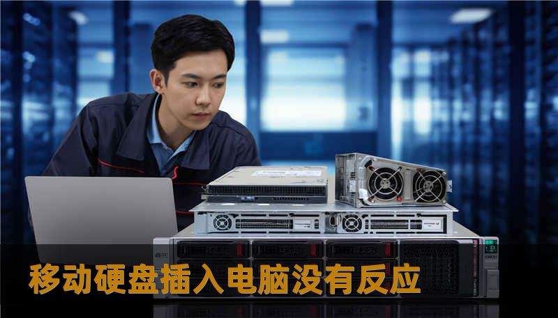 移动硬盘插入电脑没有反应