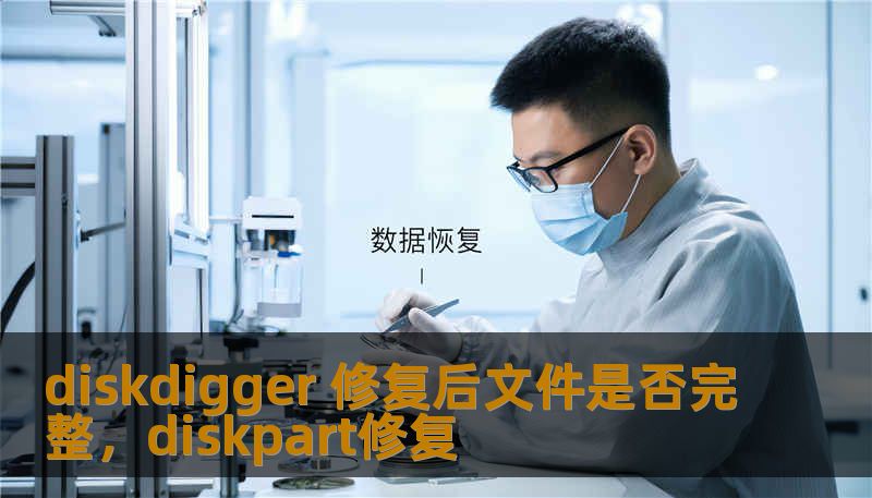diskdigger 修复后文件是否完整，diskpart修复