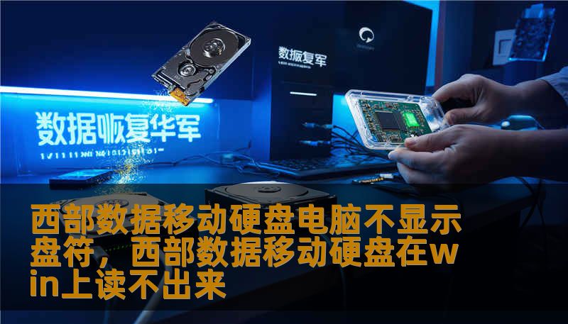 西部数据移动硬盘电脑不显示盘符，西部数据移动硬盘在win上读不出来