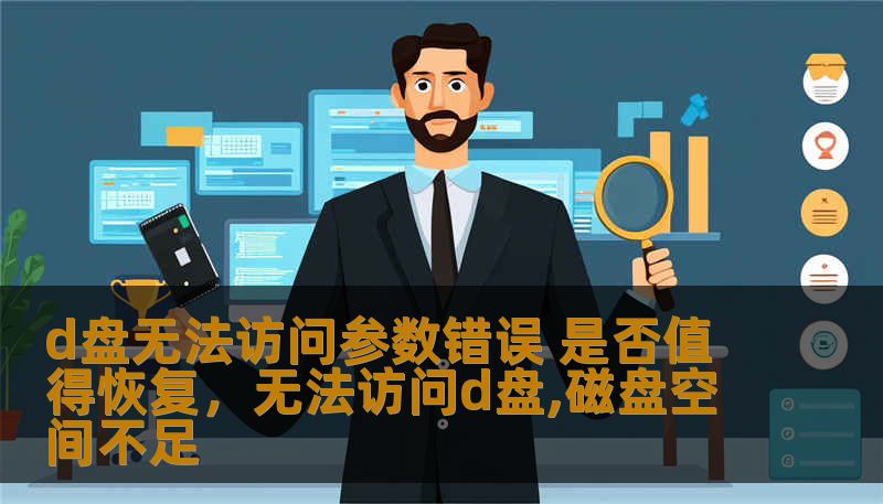 d盘无法访问参数错误 是否值得恢复，无法访问d盘,磁盘空间不足