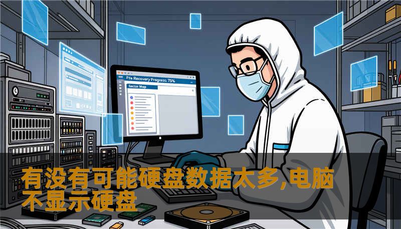 有没有可能硬盘数据太多,电脑不显示硬盘 有没有可能硬盘数据太多,电脑不显示硬盘