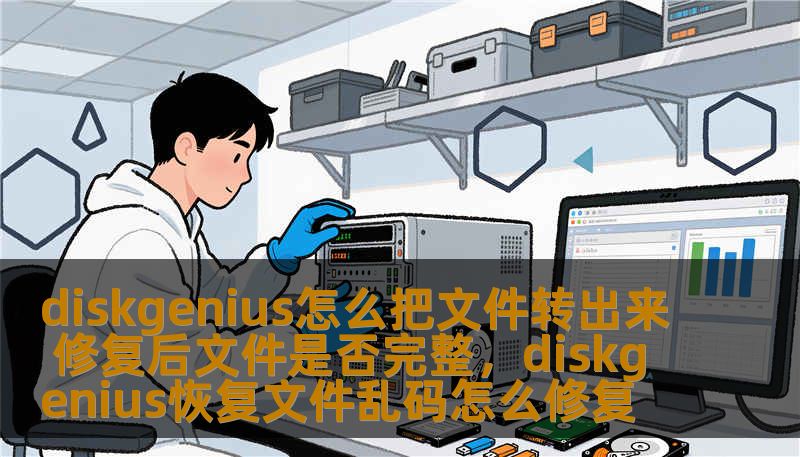 diskgenius怎么把文件转出来 修复后文件是否完整，diskgenius恢复文件乱码怎么修复
