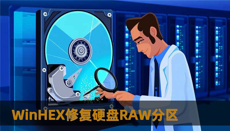 WinHEX修复硬盘RAW分区 WinHEX修复硬盘RAW分区