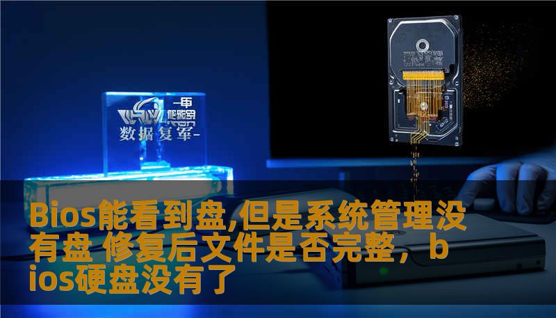 Bios能看到盘,但是系统管理没有盘 修复后文件是否完整，bios硬盘没有了