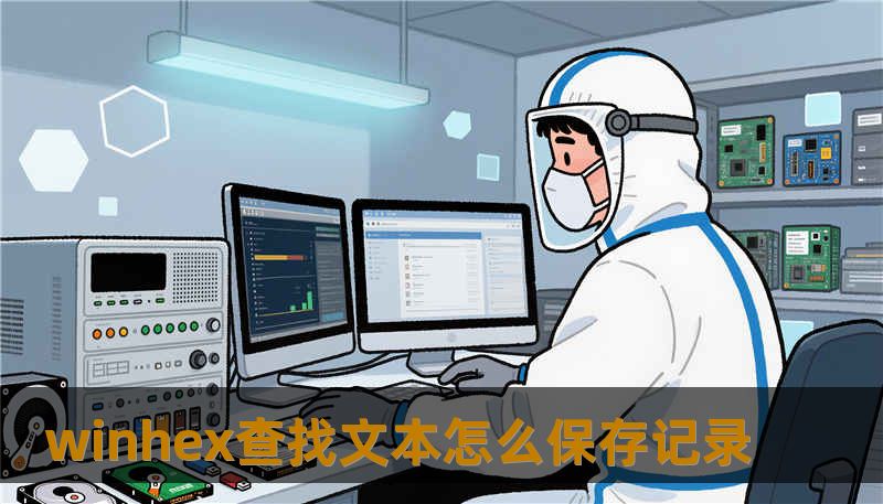 winhex查找文本怎么保存记录 winhex查找文本怎么保存记录
