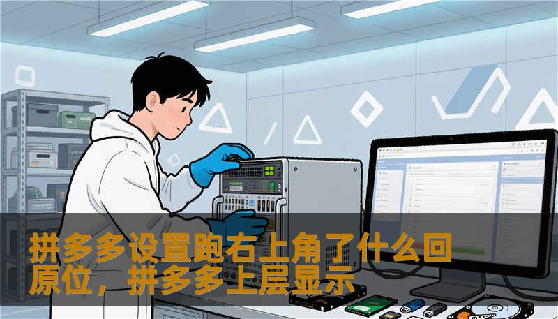 拼多多界面元素跑到右上角别慌：两部分教你快速找回原位，兼顾基础操作和进阶排查。