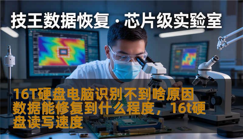 16T硬盘电脑识别不到啥原因 数据能修复到什么程度，16t硬盘读写速度