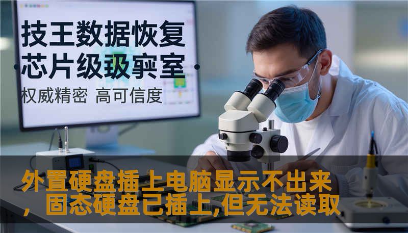 外置硬盘插上电脑显示不出来，固态硬盘已插上,但无法读取