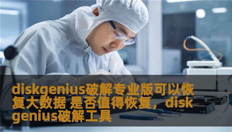 diskgenius破解专业版可以恢复大数据 是否值得恢复，diskgenius破解工具