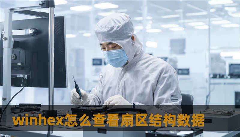 winhex怎么查看扇区结构数据