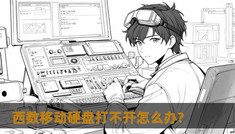 西数移动硬盘打不开怎么办?