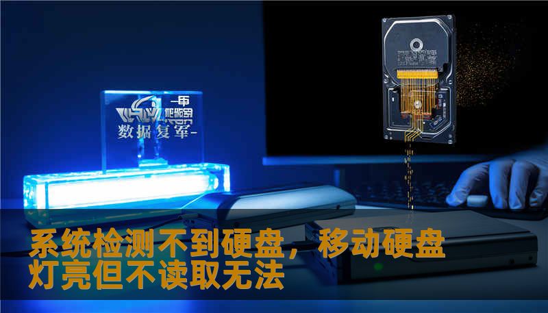 系统检测不到硬盘，移动硬盘灯亮但不读取无法